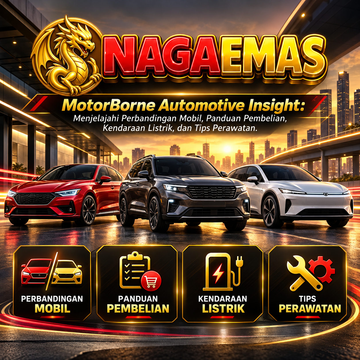 NAGAEMAS | MotorBorne Automotive Insight: Menjelajahi Perbandingan Mobil, Panduan Pembelian, Kendaraan Listrik, dan Tips Perawatan