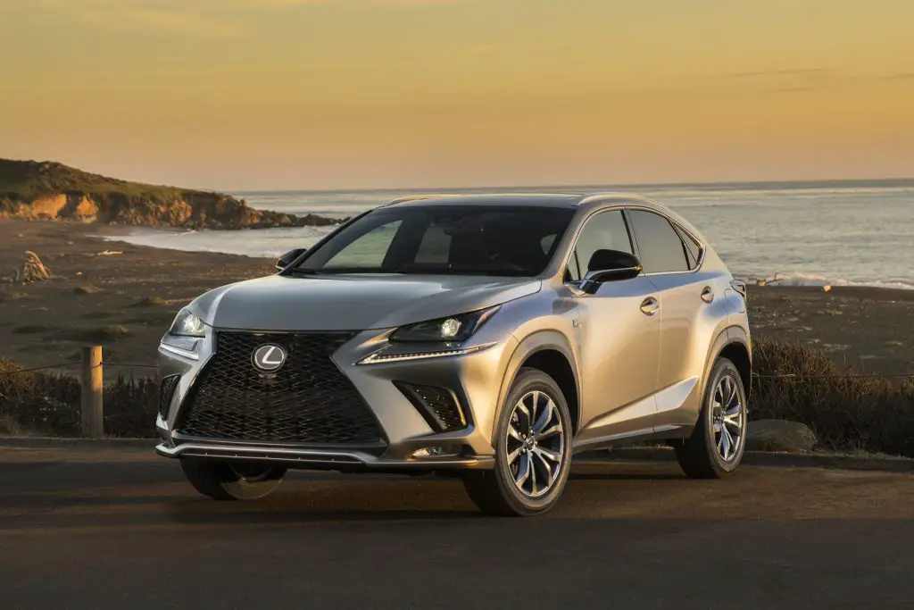 Lexus NX front 3/4 view