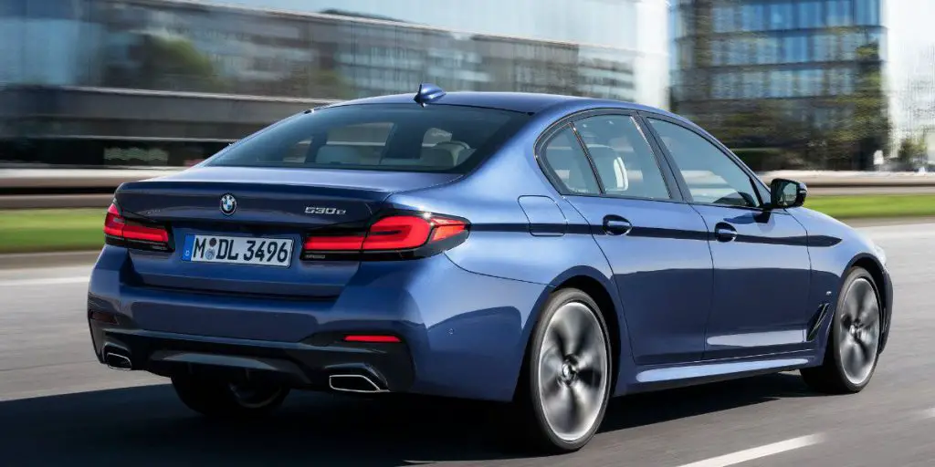 BMW 5 series rear view