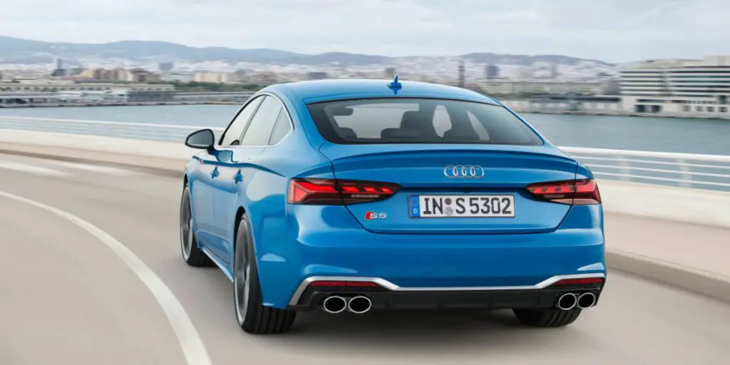 Audi S5 rear view