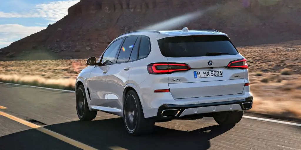  Vue arrière BMW X5 