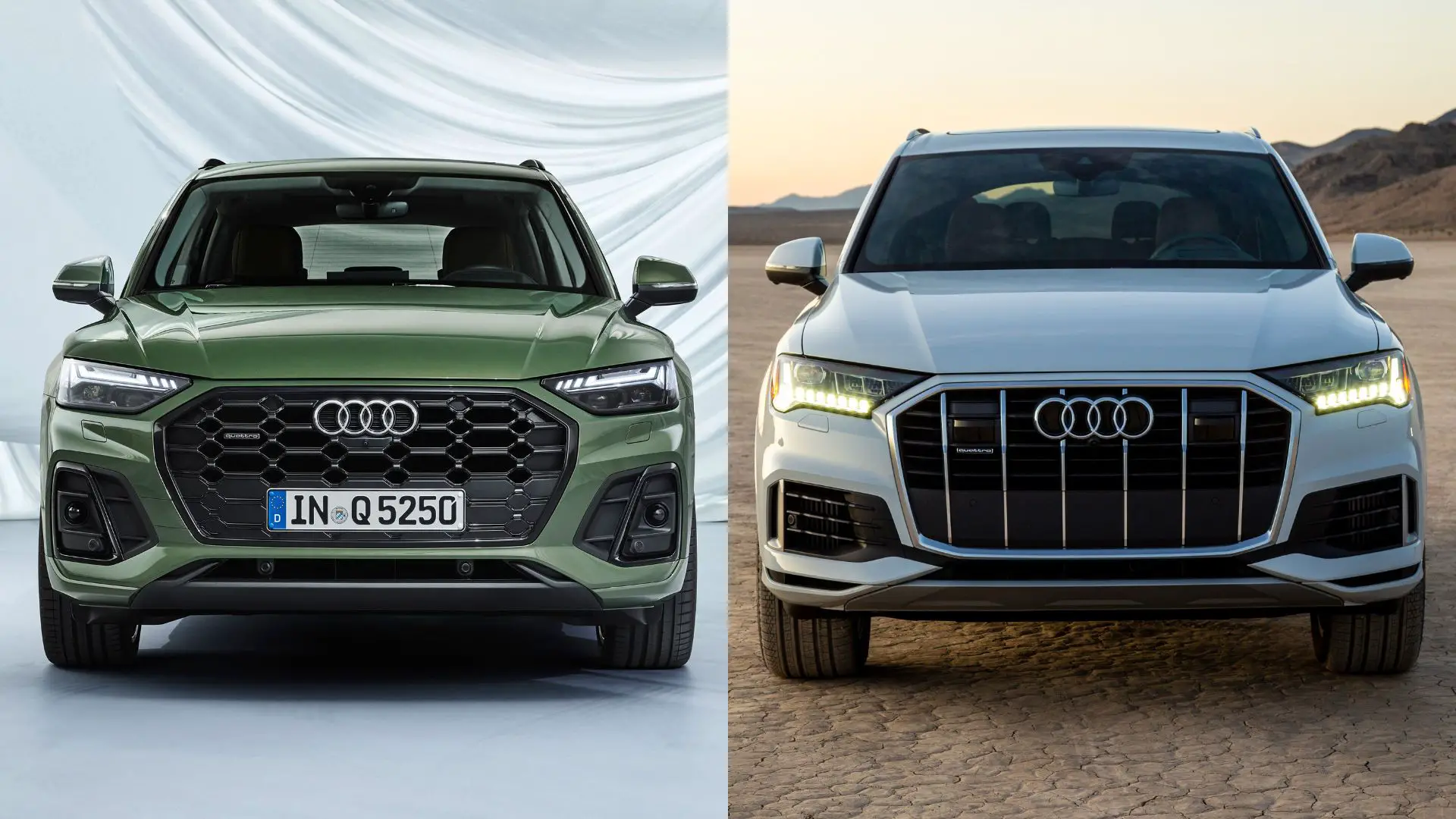 Audi Q5 vs Q7 SUV comparison