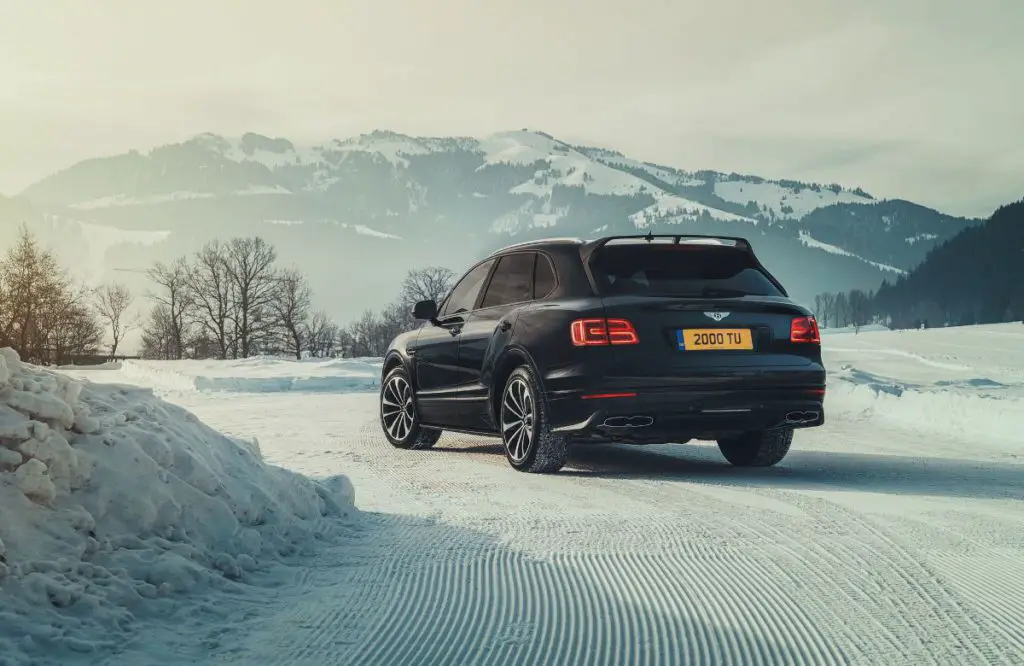 Bentley Bentayga rear view