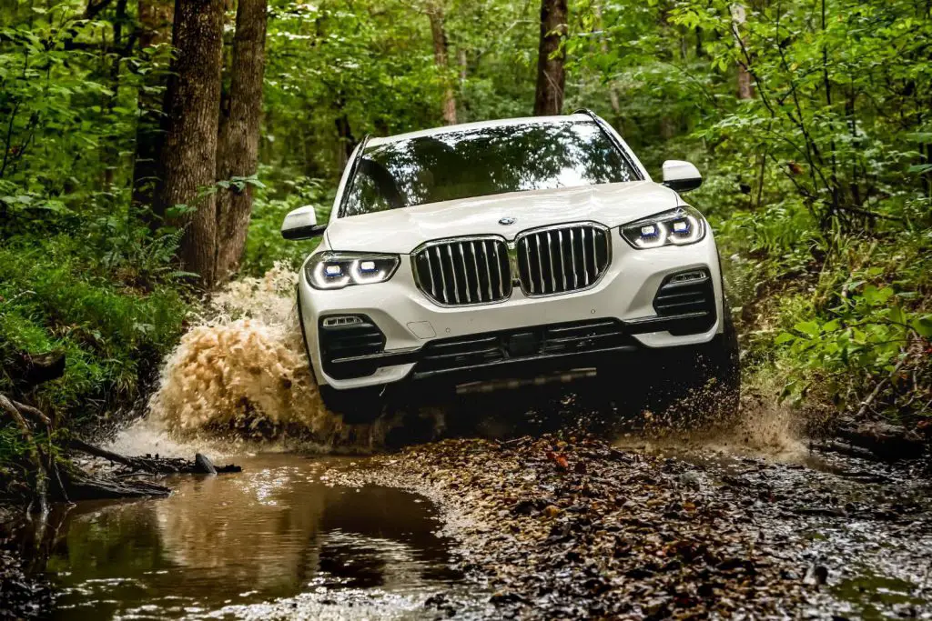 BMW X5 off roading