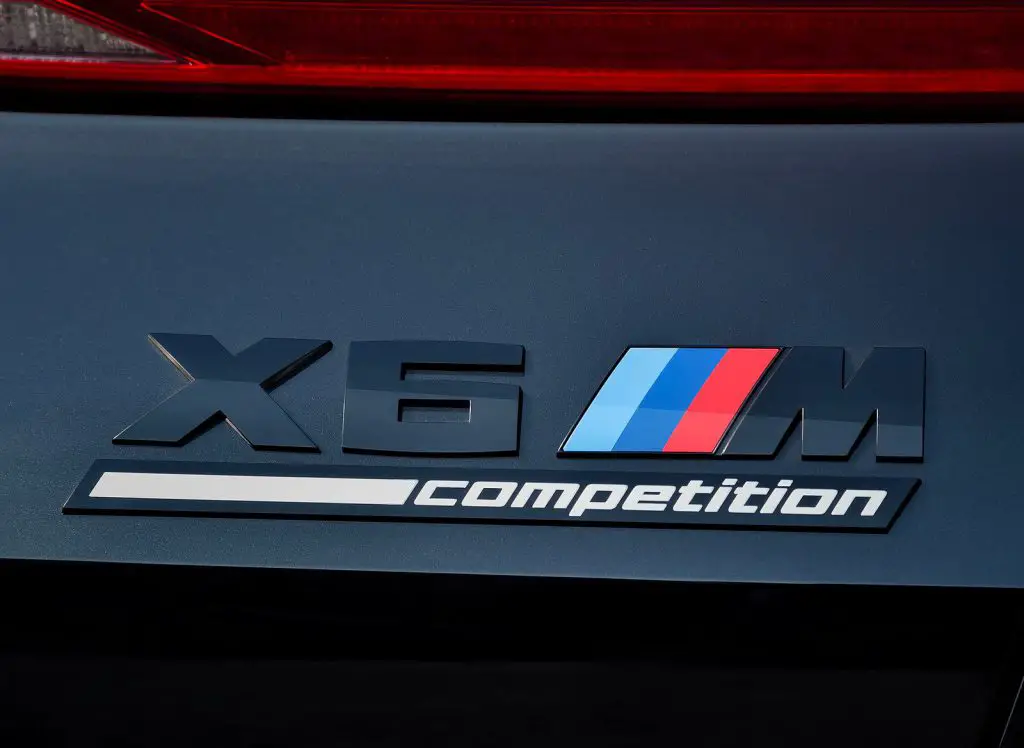 BMW X6 M Competition badging