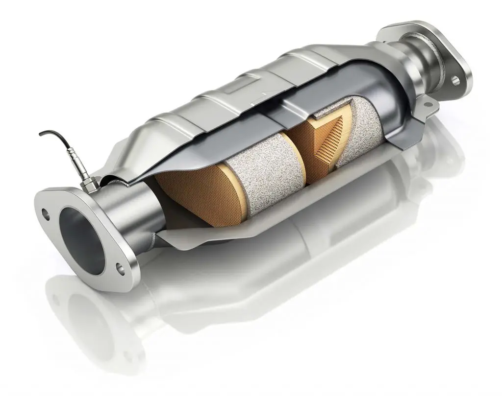 Catalytic converter cross section