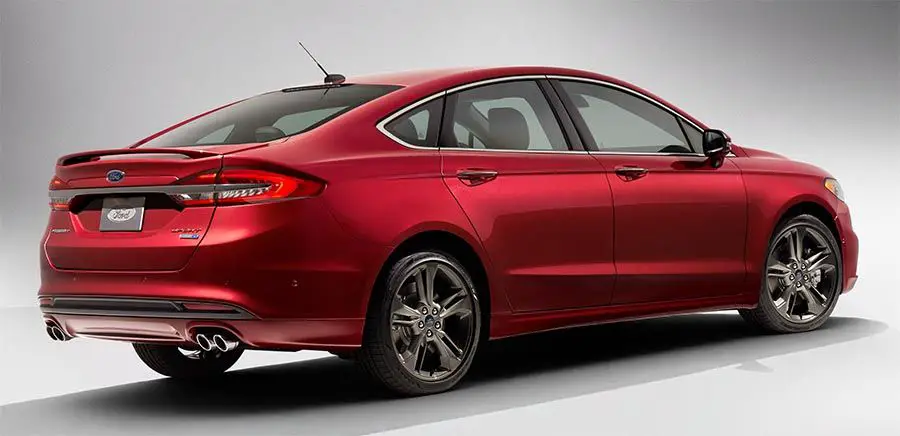 Ford Fusion rear view