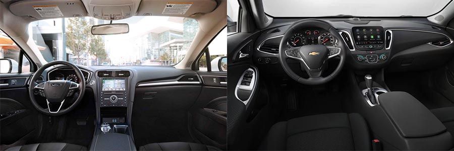 Fusion vs Malibu interior comparison