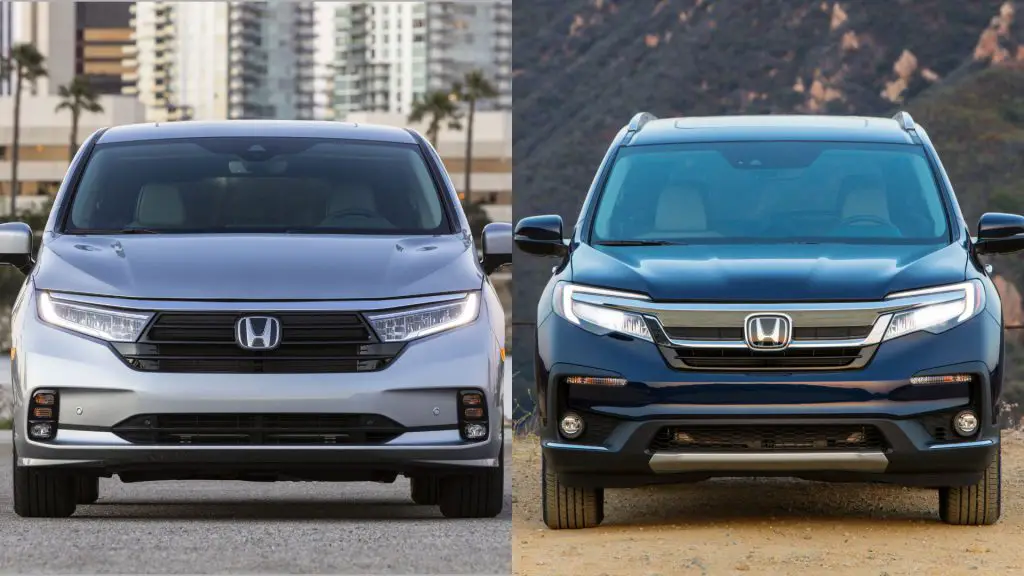 Honda Odyssey vs Honda Pilot Motorborne