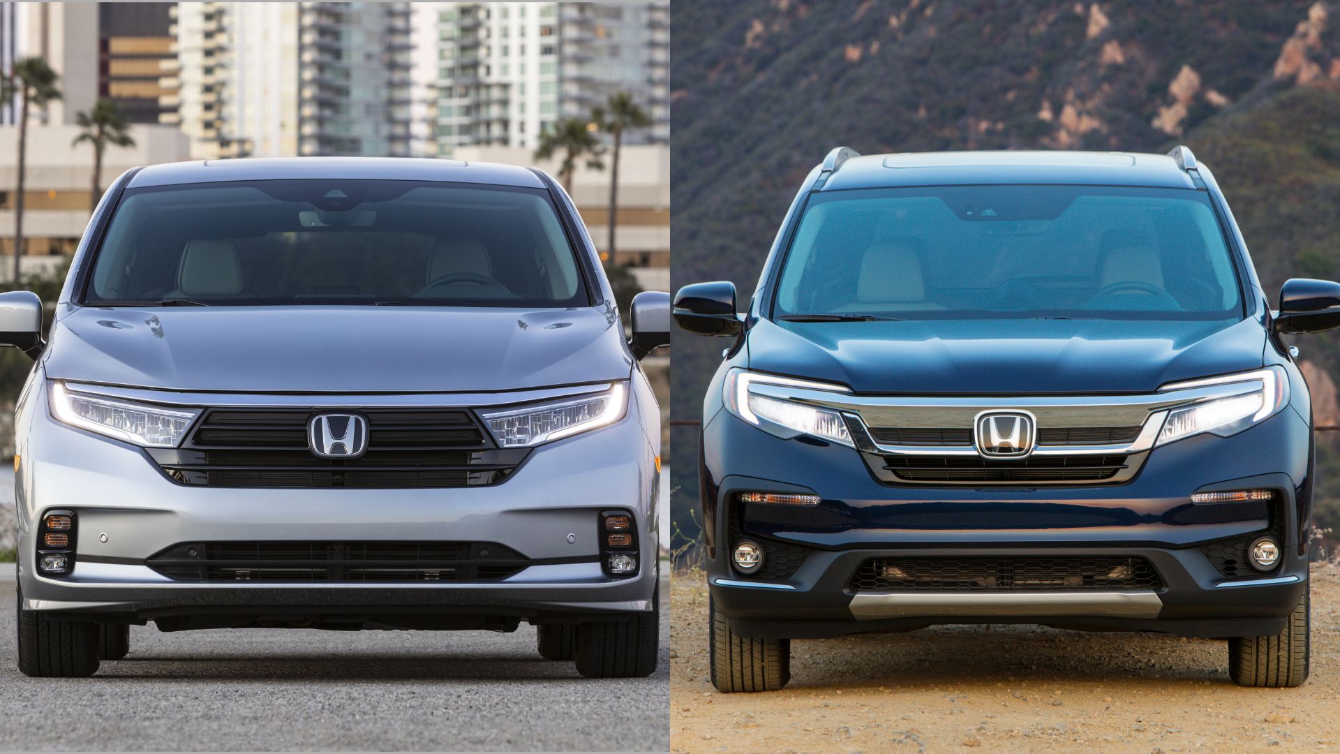 Honda Odyssey vs Honda Pilot