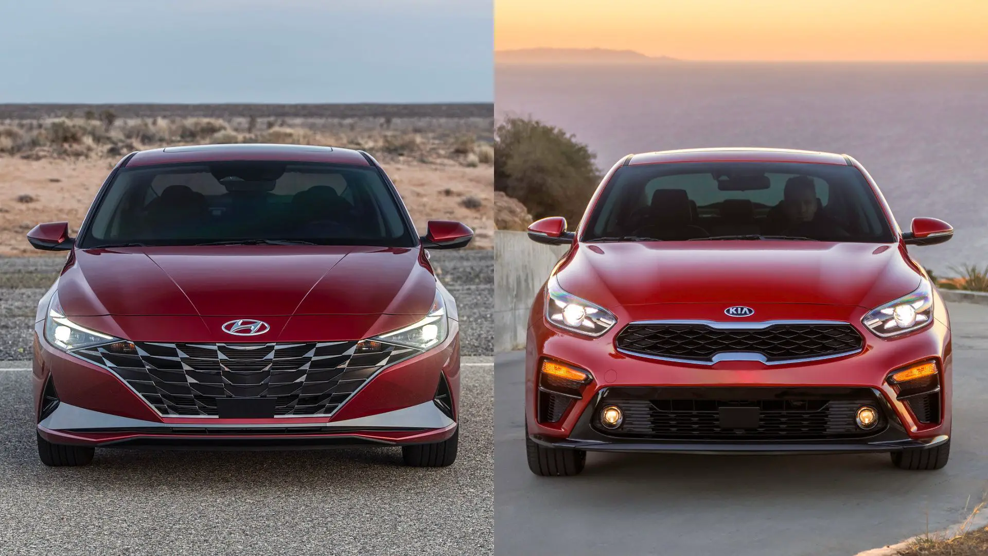 Hyundai Elantra vs Kia Forte comparison
