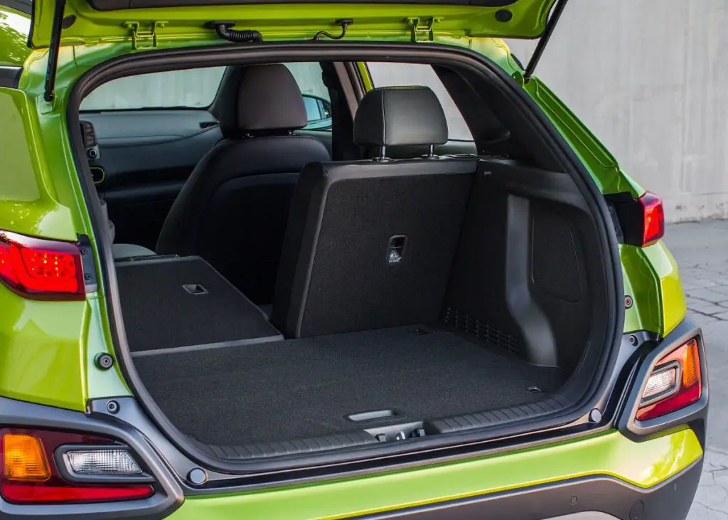 Hyundai Kona trunk space