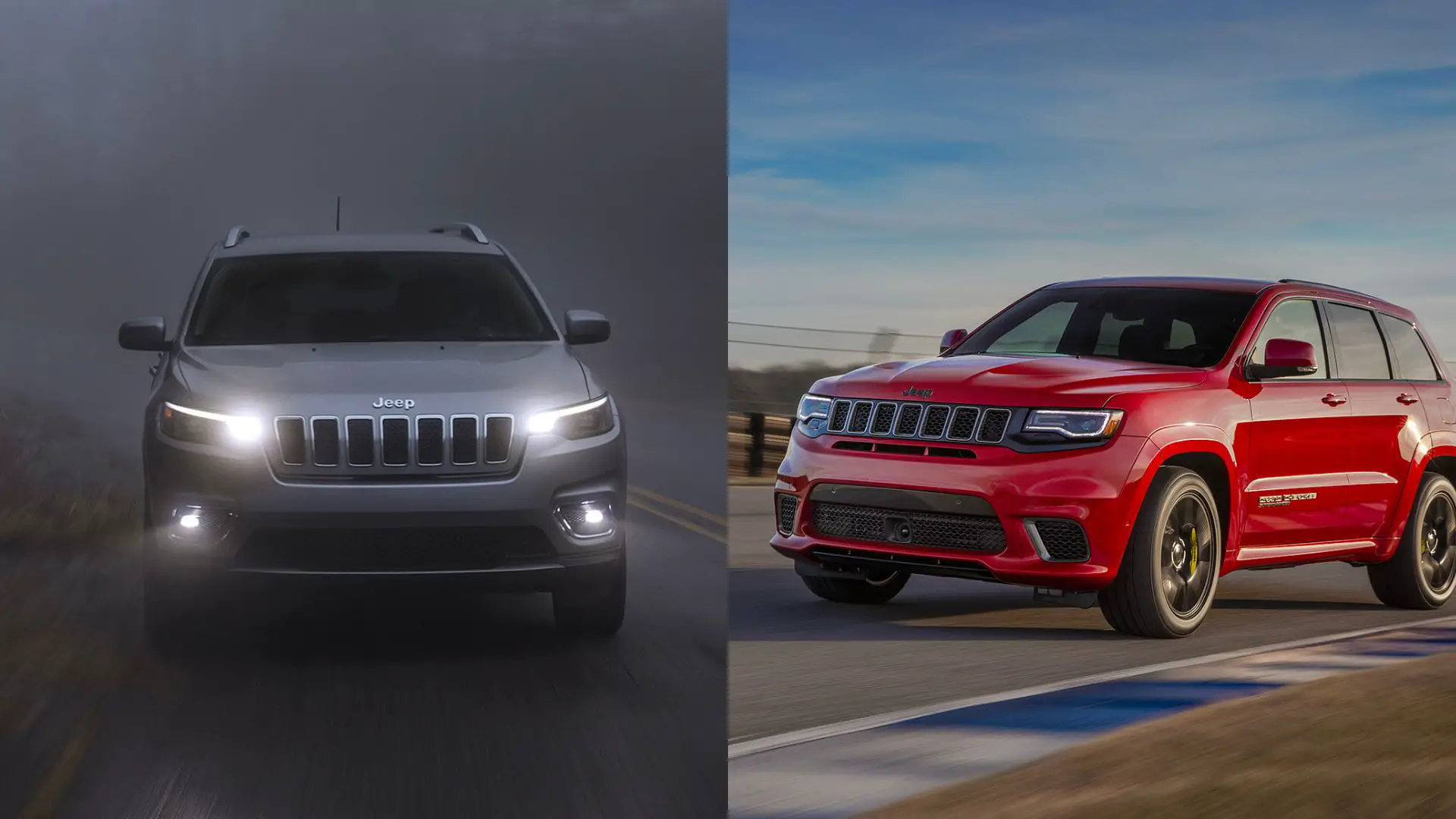Jeep Cherokee vs Grand Cherokee SUV comparison