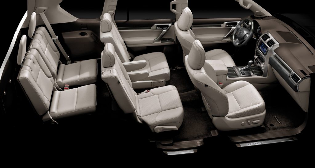 Lexus GX seating layout