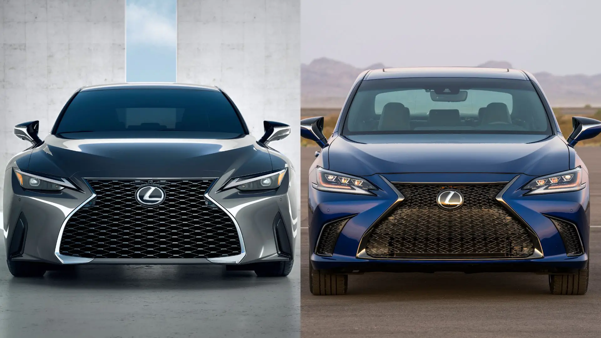 Lexus IS vs ES comparison