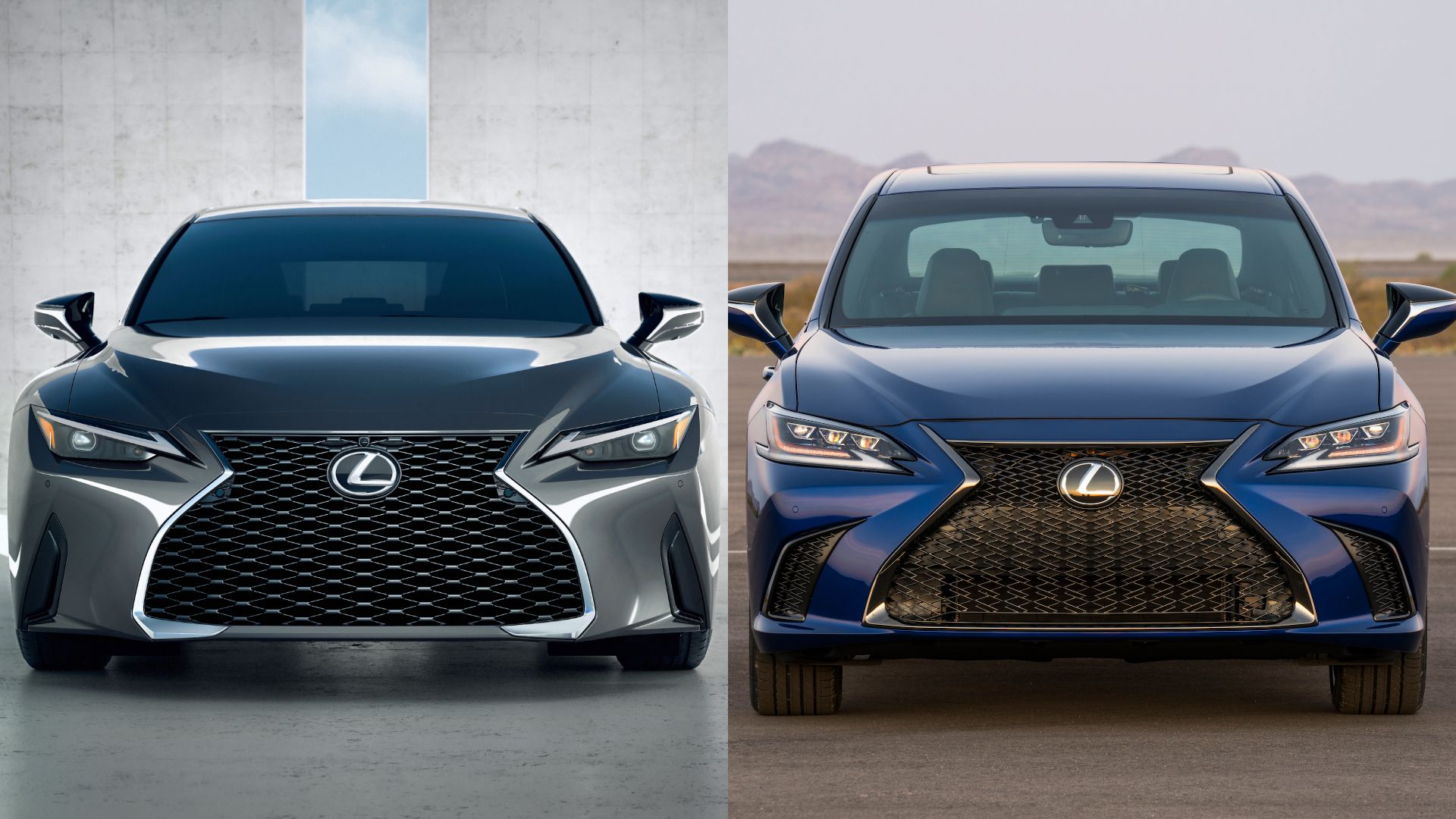 Lexus IS vs ES comparison