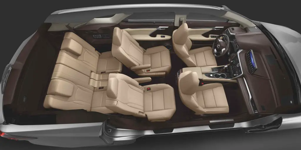 Lexus RX L seating configuration