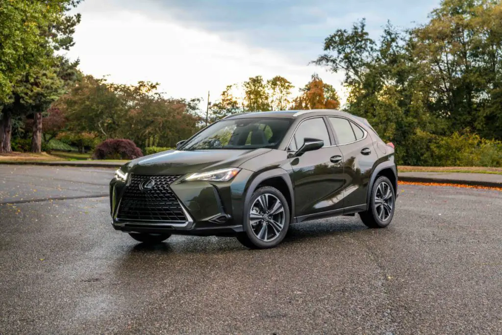 Lexus UX front 3/4 view