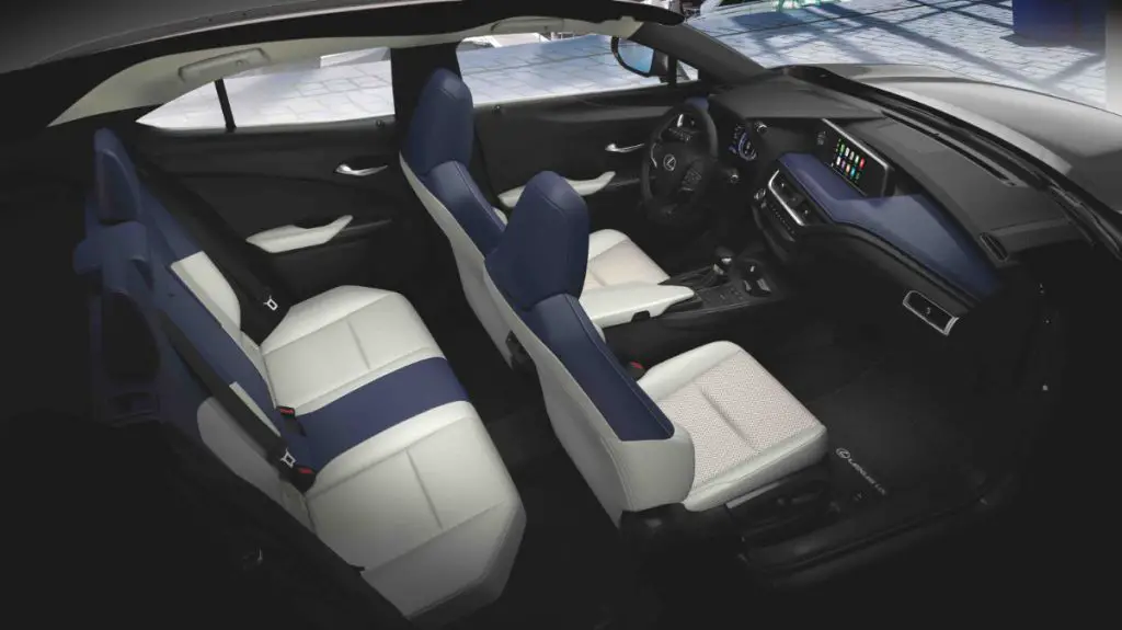 Lexus UX seating