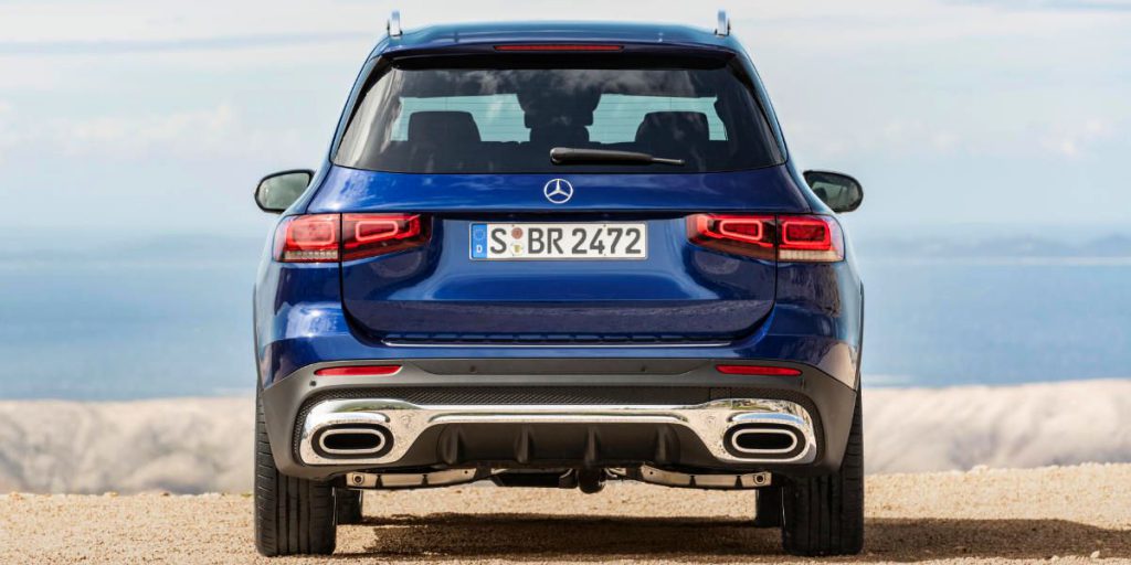 Mercedes GLB rear view