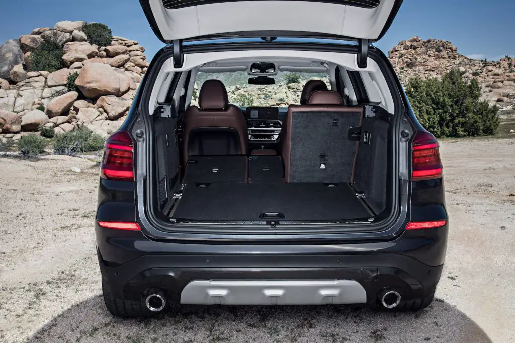 BMW X3 rear cargo space