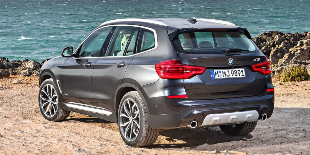 BMW X3 rear view