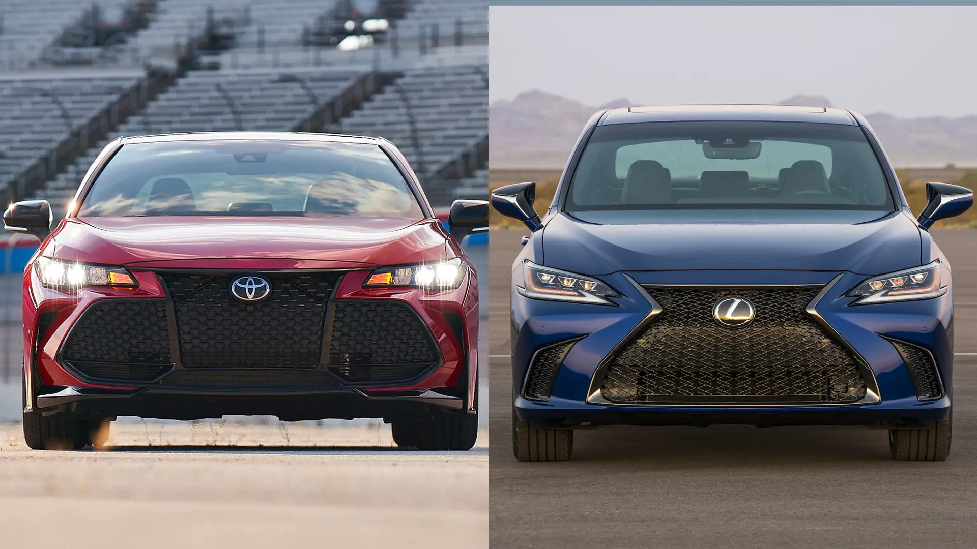 Toyota Avalon vs Lexus ES cover