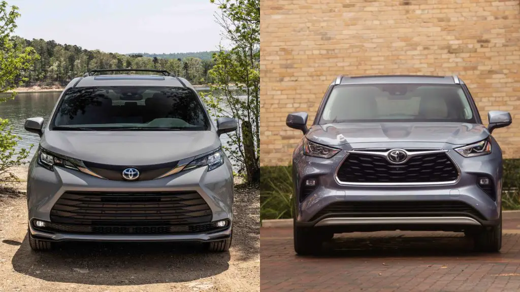 Toyota Sienna VS Highlander Minivan or SUV? Motorborne