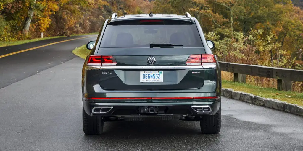 volkswagen atlas rear view