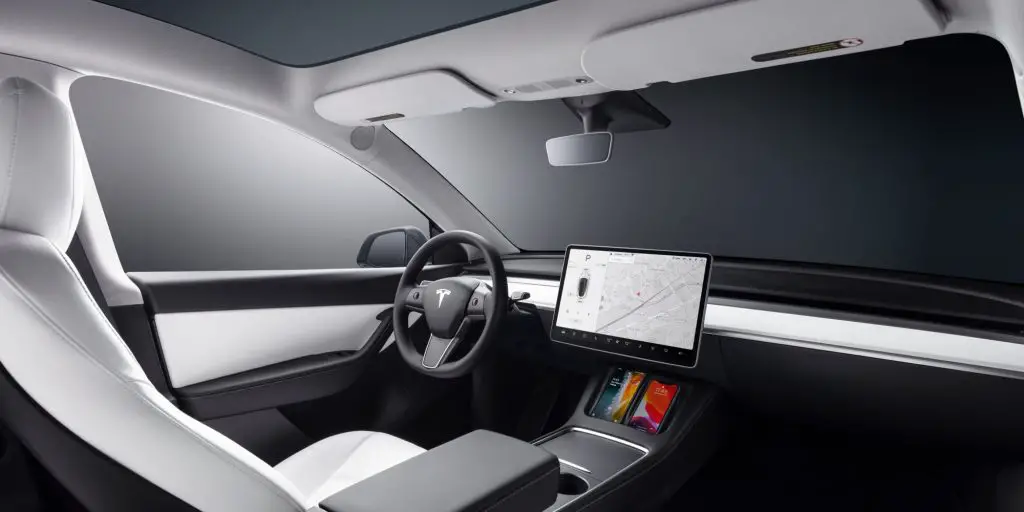 tesla model y interior