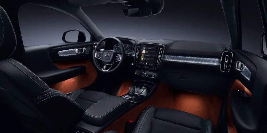 Volvo XC40 2022 interior view