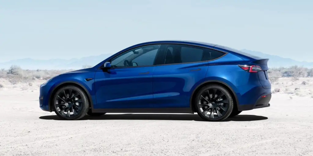 Tesla Model Y side view