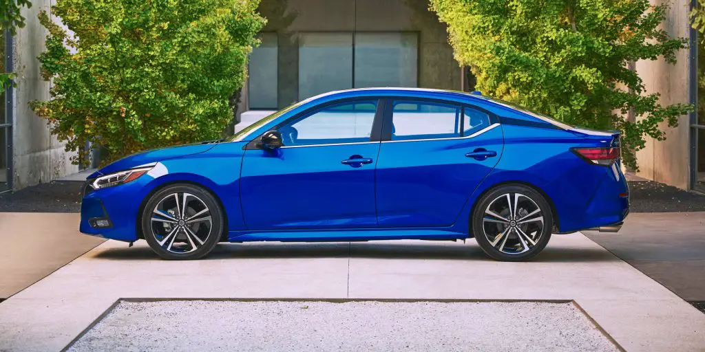 Nissan Sentra sedan side view