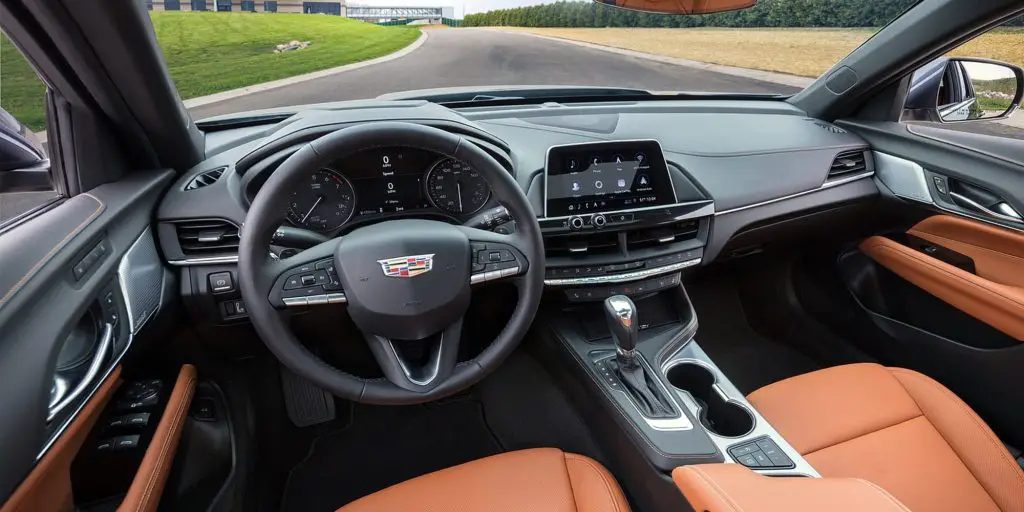 Cadillac CT4 cockpit view