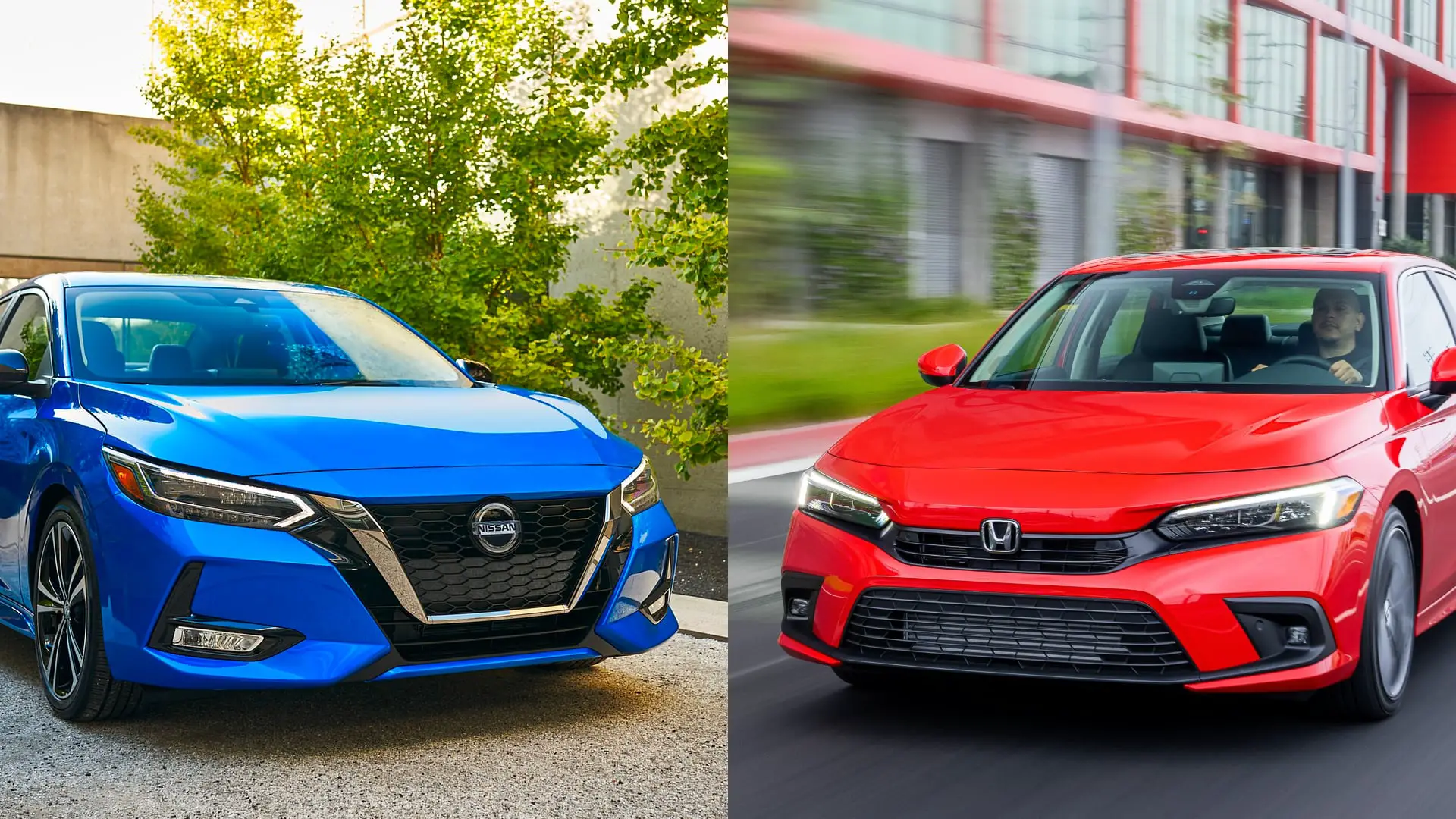 Honda Civic vs Nissan Sentra cover