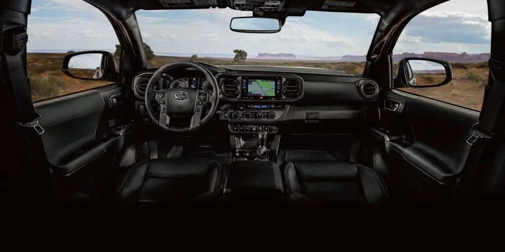 Toyota Tacoma interior view