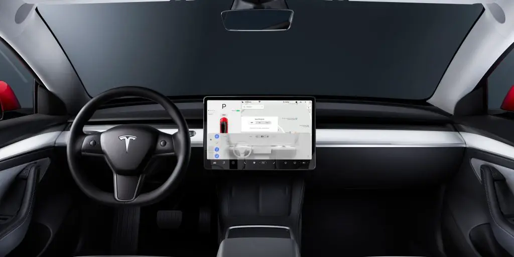 Tesla Model 3 interior