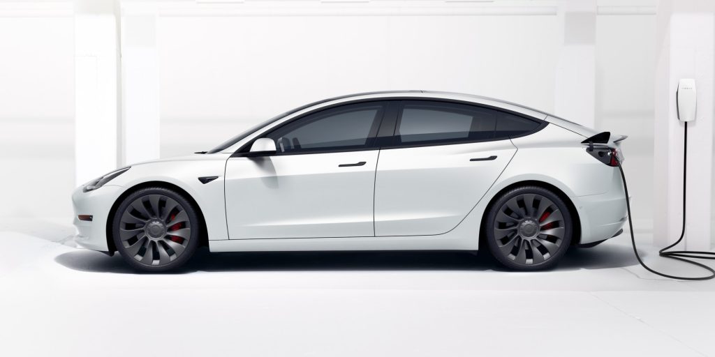 Tesla Model 3 side view