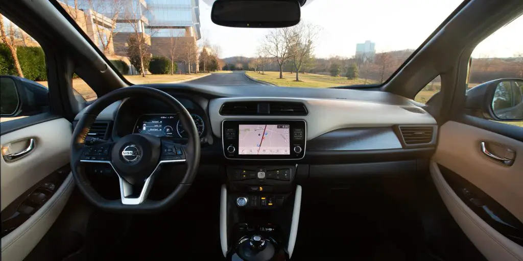 Nissan Leaf interior